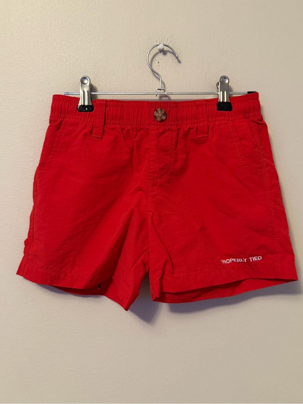 Properly Tied Red Mallard Shorts